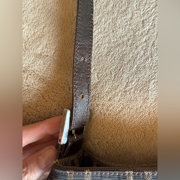 RARE VINTAGE FENDI handbag 🌟 Fendi Zucchino hobo bag in brown GOOD CONDITION! - Picture 6 of 16